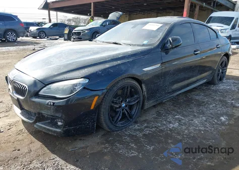 2016 BMW 640I Gran Coupe xDrive from USA, damaged, VIN WBA6D2C55GGT65791